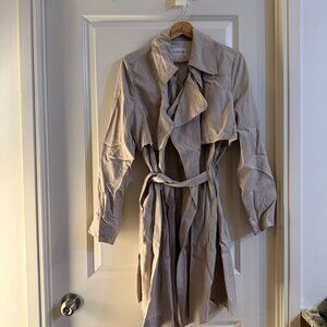 Club Monaco Beige Trench Coat - Size L